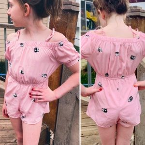 Girls off the shoulder romper